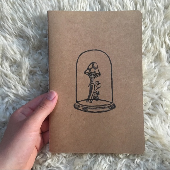 Wildflower Co. Mushroom Notebook W/ Wooden Pencil - Picture 2 of 6